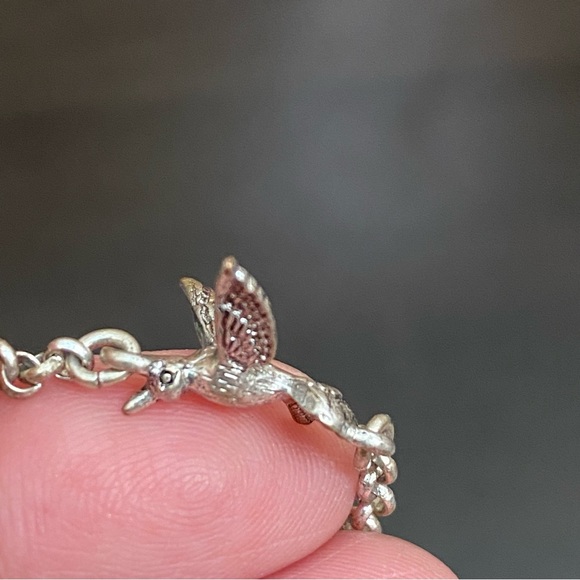 LUCKY BRAND Silver Hummingbird Multi Chain Bracelet - Picture 12 of 13